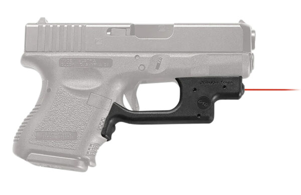 Crimson Trace 0123401 Laserguard  Compatible w/Glock Compact & Sumcompact, Red Laser Black Polymer — view 1