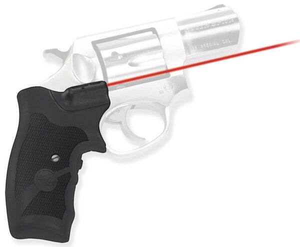 Crimson Trace 0119501 Lasergrips  Fits Ruger SP101, Red Laser 633nM Wavelength 5mW Output, Black Polymer — view 1