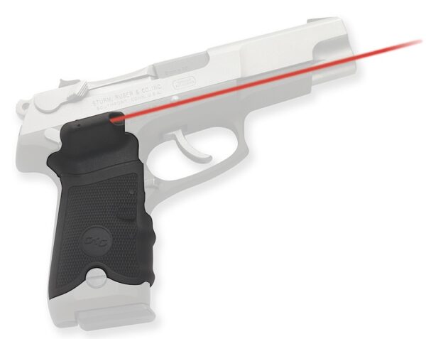 Crimson Trace 011190 Lasergrips  Fits Ruger P-Series, Red Laser Black Polymer — view 1