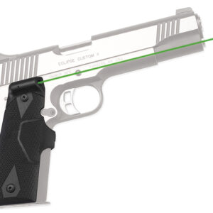Crimson Trace 0141001 Lasergrips  Fits 1911/1911A1, Green Laser Black Polymer
