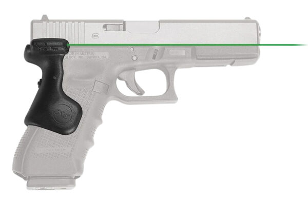 Crimson Trace 0167301 Lasergrips  Compatible w/ Glock Gen3/4/5 Full Size, Green Laser Black Polymer — view 1