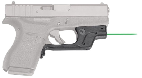 Crimson Trace 0146301 LG-443 Laserguard  Compatible w/Glock 42/43, Green Laser Black Polymer — view 1