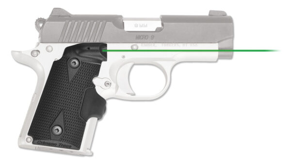 Crimson Trace 0156201 Lasergrips  Fits Kimber Micro 9, Green Laser Black Polymer — view 1
