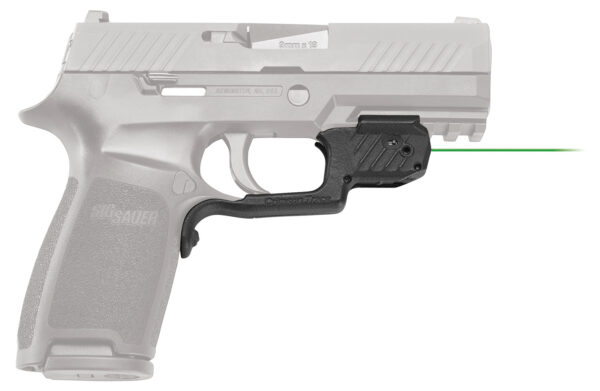 Crimson Trace 0177801 Laserguard  Fits Sig P320 (Except Subcompact)/M17/M18, Green Laser Black Polymer — view 1
