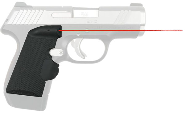 Crimson Trace 0185101 Lasergrips  Fits Kimber EVO SP/TLE/Raptor, Red Laser Black Polymer — view 1