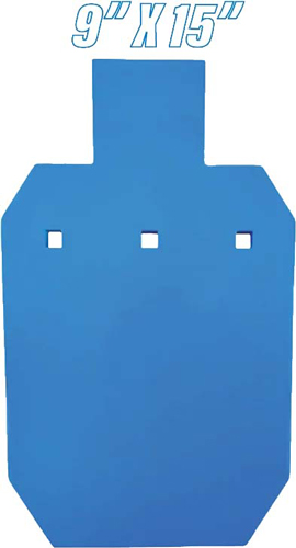 BASH TARGET AR500 SILHOUETTE - HALF SIZE 9"X15"-1/2" THICK — view 1