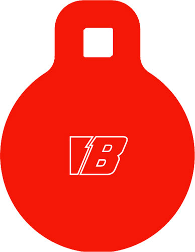 BASH TARGET AR500 GONG TARGET - ROUND 3"-5/16" THICK — view 1