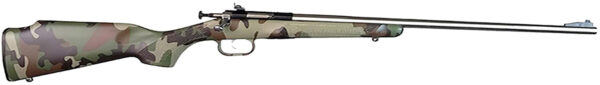 Crickett KSA2171 My First Rifle Gen2 22 S/L/LR Single Shot 16.10" Stainless Steel Barrel & Receiver, M81 Woodland Camo Synthetic Fixed Stock, EZ Loader — view 1