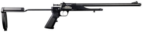 Crickett KSA2190 Precision 6061 Overlander Pack Rifle 22 LR Single Shot 16.12" Carbon Fiber Threaded Barrel, Black Anodized Picatinny Rail Aluminum Receiver, Aluminum/Carbon Fiber Adjustable Skeletoni — view 1
