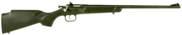 Crickett KSA2240 Youth  22 LR 1rd 16.12" Blued Barrel & Receiver, Fixed Front/Adjustable Rear Peep Sights, Black Synthetic Stock w/11.5" LOP, Rebounding Firing Pin Safety — view 1