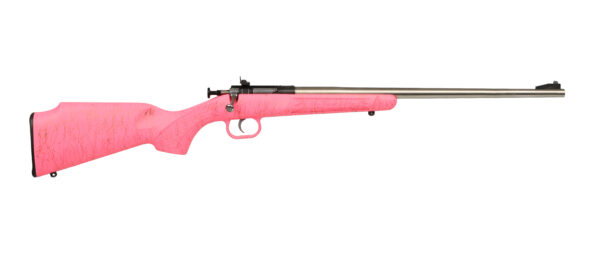 KEYSTONE SPORTING ARMS CRICKETT 22LR SS PINK/GOLD WEB — view 1