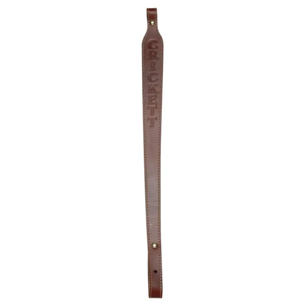 KEYSTONE CRICKETT LOGO LEATHER SLING BROWN — view 1
