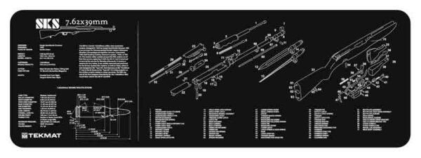 TEKMAT ARMORERS BENCH MAT - 12"X36" SKS RIFLE — view 1