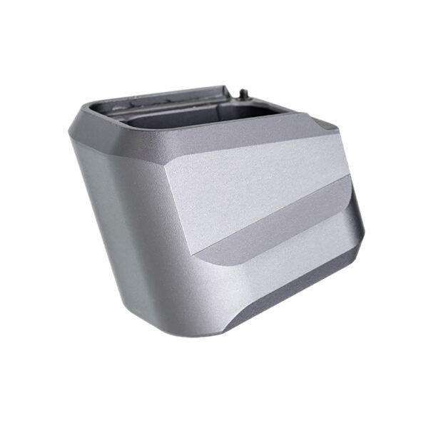 Tyrant CNC TDVP9MAGEXGREY Magazine Extension  Fits H&K VP9/VP40/VP30 5rd Grey Aluminum — view 1