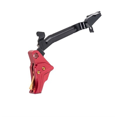 ITTS TRIGGER W/TRIGGER BAR FOR GLOCK G3/G4 RED/GOLD SCREW — view 1