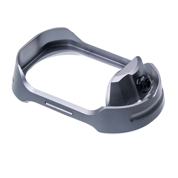 Tyrant CNC TDG17MWG5GREYBLACKSCRE  Magwell Fits Glock 17 Gen 5 Grey Aluminum — view 1
