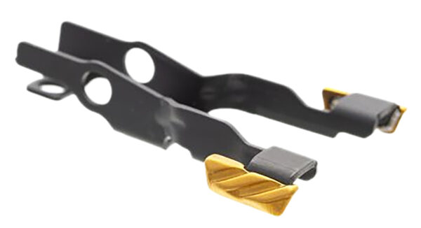Tyrant CNC TD320SCLGOLD  Extended Slide Catch Lever 9mm/40 S&W Sig P320 Gold Aluminum/Steel — view 1