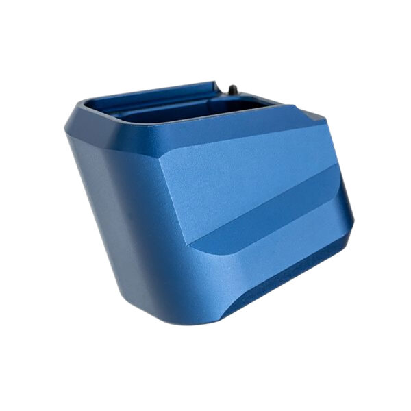 Tyrant CNC TDVP9MAGEXBLUE Magazine Extension  Fits H&K VP9/VP40/VP30 5rd Blue Aluminum — view 1