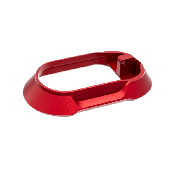 Tyrant CNC TDVP9MWRED  Magwell Fits Heckler & Koch VP9/VP40 Red Aluminum — view 1