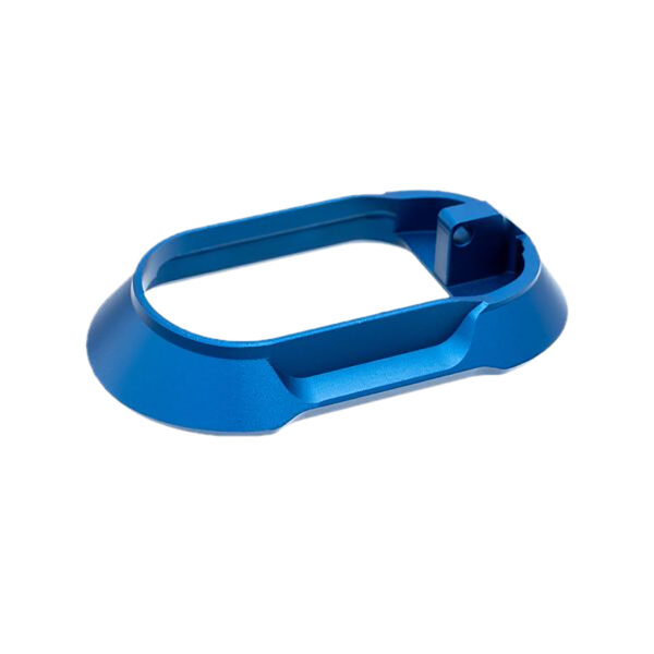 Tyrant CNC TDVP9MWBLUE  Magwell Fits Heckler & Koch VP9/VP40 Blue Aluminum — view 1