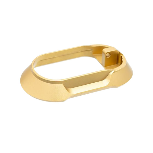 Tyrant CNC TDVP9MWGOLD  Magwell Fits Heckler & Koch VP9/VP40 Gold Aluminum — view 1