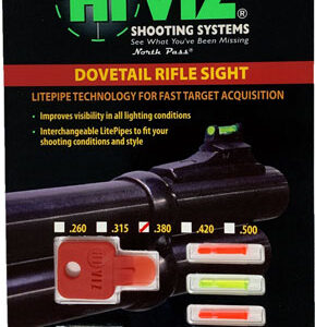 HIVIZ RIFLE FRONT SIGHT FOR - 3/8" DOVETAIL .380" — view 2