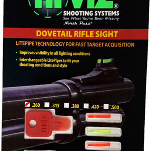 HIVIZ RIFLE FRONT SIGHT FOR - 3/8" DOVETAIL .260" — view 2