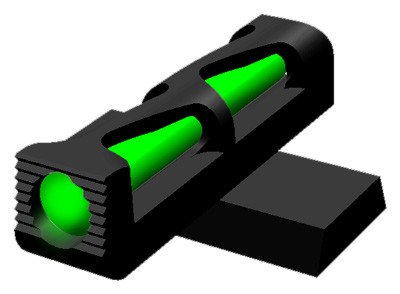HIVIZ LITEWAVE FRONT SIGHT FOR - SIG P SERIES MACHINED SLIDE #8 — view 1