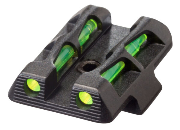 HiViz GLLW11 LiteWave Rear Sight for Glock 42/43 Green Fiber Optic Rear Sight — view 1
