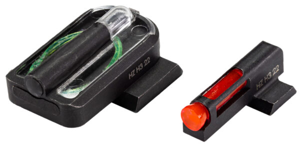 HiViz SG320FD21 FastDot  H3 Sight Set for SIG P320 Red Fiber Optic Front Sight-Green Tritium Rear Sight — view 1