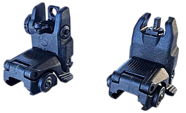 HiViz ARN21 Folding AR Back Up Sight  Black Folding for AR-15 — view 1