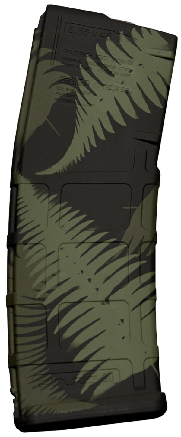 Weapon Works 228048 PMAG GEN M2 MOE 30rd Fits AR/M4 Ferns (Green) Polymer — view 1