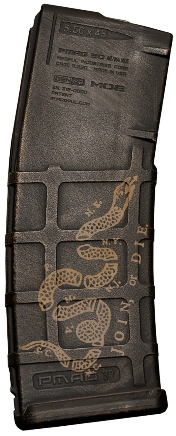 Weapon Works 228052 PMAG GEN M2 MOE 30rd Fits AR/M4 Join Or Die Polymer — view 1