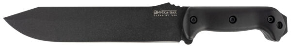 Ka-Bar BK9 Becker Combat Bowie 9.25" Fixed Clip Point Plain Black 1095 Cro-Van Blade, Black Ultramid Handle, Includes Sheath — view 1