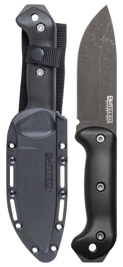 KA-BAR MAGNACUT BECKER CAMPANION KNIFE 5.38IN DROP PT BLADE 10.63" OAL BK82 MAGNACUT STEEL W/SHEATH — view 1