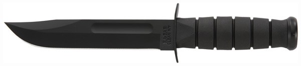 KA-BAR FIGHTING/UTILITY KNIFE - 7" W/PLASTIC SHEATH BLACK — view 1