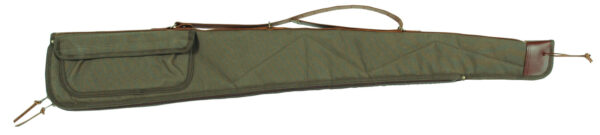 Bob Allen 14534 Canvas Shotgun Case Green Canvas 48" Long Shotgun — view 1