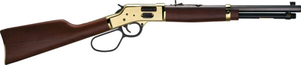 HENRY H6 BIG BOY BRASS 45LC - SIDE GATE 16.5" OCTAGON WALNUT — view 1