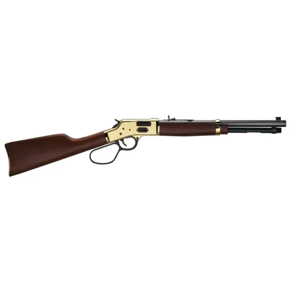 HENRY H6 BIG BOY LG LOOP BRASS CARBINE S GATE LEVER RIFLE RIL 357 MAG/38SPL 16.5 IN OCT BBL WOOD 7RD — view 1