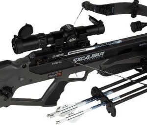 EXCALIBUR CROSSBOW REV X TD - 400FPS COCK/DECOCK STEALTH GRY