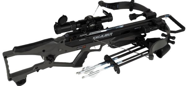 EXCALIBUR CROSSBOW REV X TD - 400FPS COCK/DECOCK STEALTH GRY — view 1