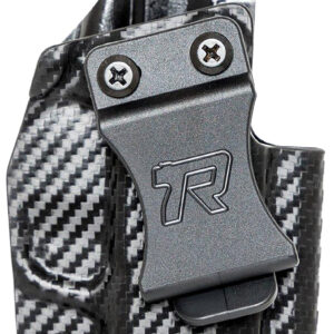 Rounded Gear GLKG43CFRHVAR Kydex  IWB Black Kydex Fits Glock 43 Belt Clip Right Hand