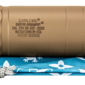 Griffin Armament GAEU2FDE-W Explorr 5.56mm 1.50" Flat Dark Earth Stainless Steel