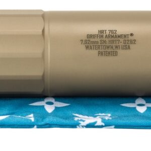 Griffin Armament GADLHRT7FDE-W HRT-762 7.62mm 1.50" Flat Dark Earth Stainless Steel/Inconel 5/8"x24