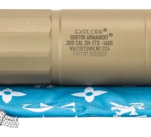 Griffin Armament GAET3FDE-W  Explorr 7.62mm 1.50" Flat Dark Earth Stainless Steel