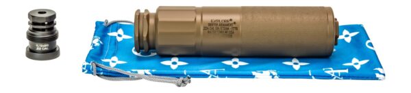 Griffin Armament GAET2FDEAM-W Explorr 224 Cal Flat Dark Earth Stainless Steel/Nickel 1/2"x28 — view 1