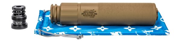 Griffin Armament GAET3FDEAM-W Explorr 300 Blackout Flat Dark Earth Stainless Steel/Nickel 5/8"x24 — view 1
