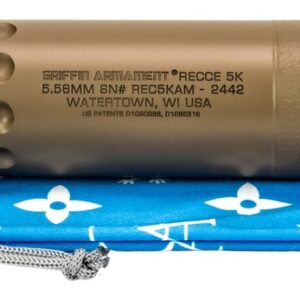 Griffin Armament GAREC5KFDEAM-W 5K RECCE 5.56mm 1.50" Flat Dark Earth Stainless Steel 1/2"x28