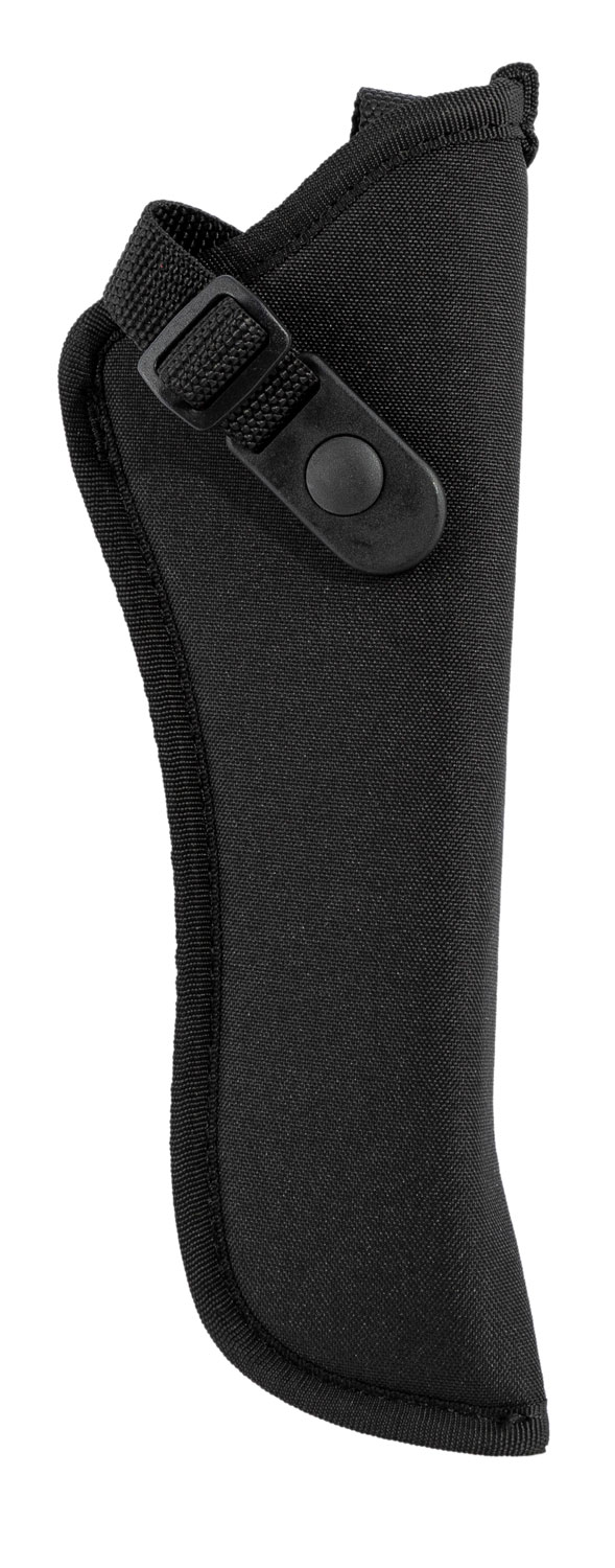 Uncle Mike's 21012 GunMate Hip Holster OWB Size 12 Black Tri-Laminate Belt Loop Fits Large Frame Pistol Fits 4-5" Barrel Right Hand — view 1