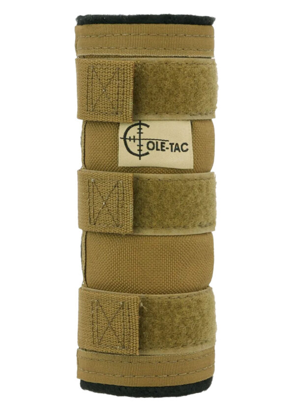 Cole-tac MP102 Metal Python Suppressor Cover Fits 6" Long Coyote Brown — view 1